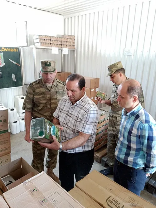 Ombudsman aparatının nümayəndələri - DÖYÜŞ BÖLGƏSİNDƏ - FOTO