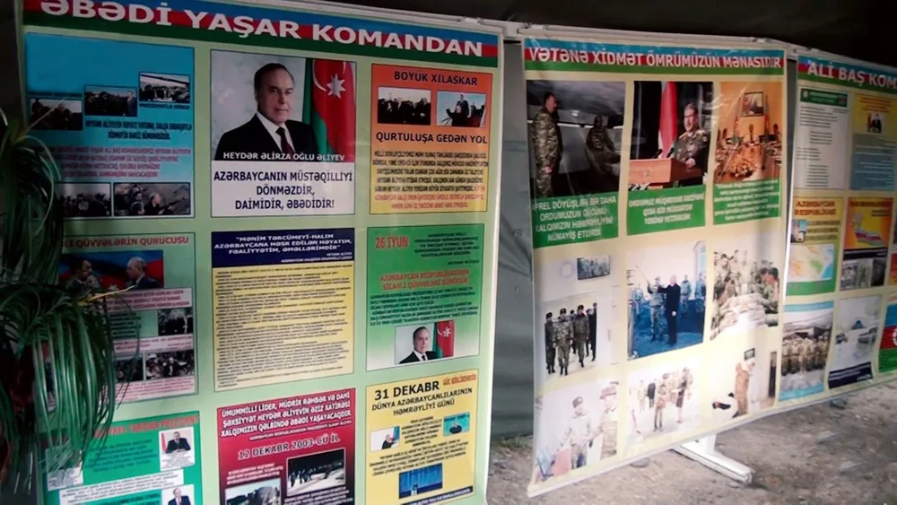 Səhra şəraitində təminat məntəqələri yaradılıb - FOTO - VİDEO