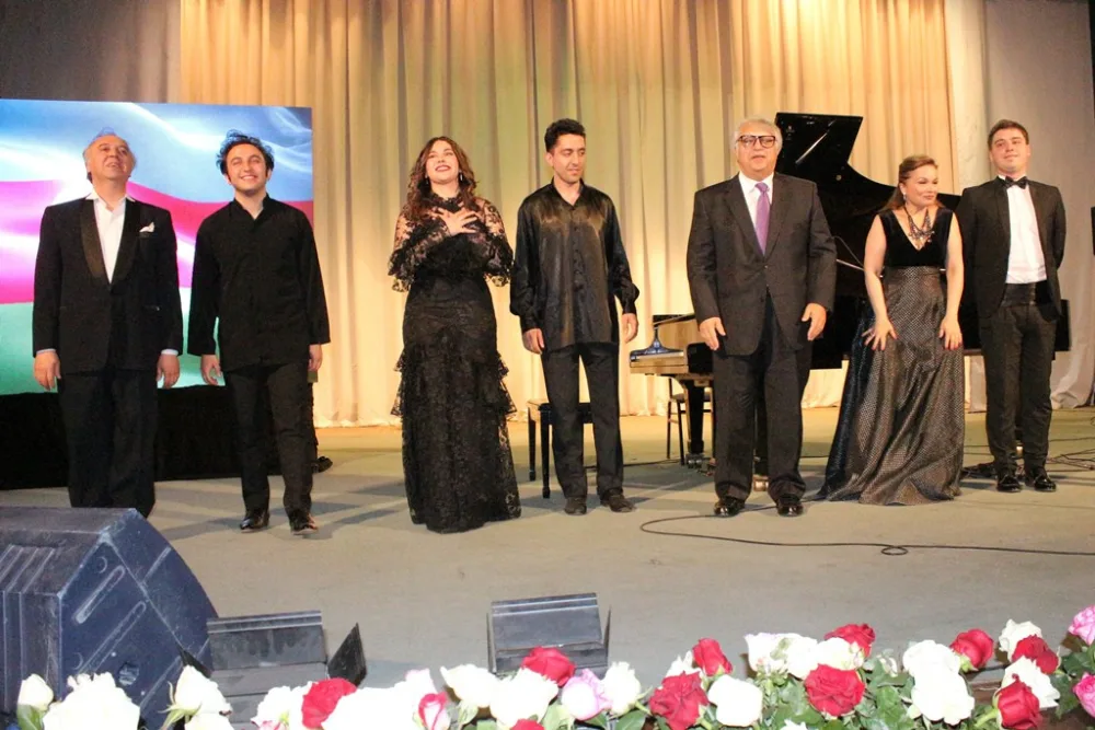 Daşkənddə Heydər Əliyevin xatirəsinə həsr olunan konsert keçirilib - FOTO