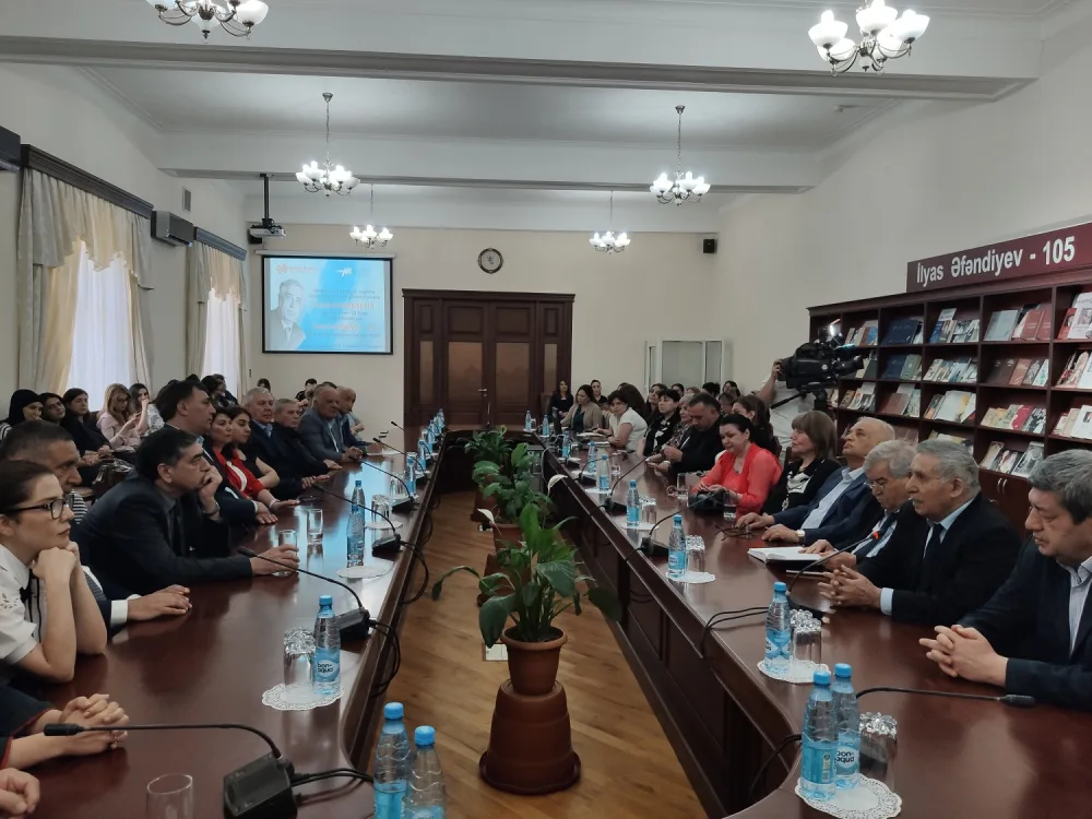 İlyas Əfəndiyevin 105 illiyi qeyd edildi - Məlumat bazası yaradıldı -FOTOLAR -VİDEO