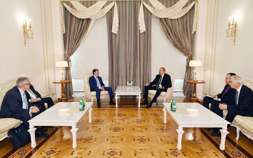 Prezident İlham Əliyev Rusiyanın Əmək və Sosial Müdafiə nazirini qəbul edib