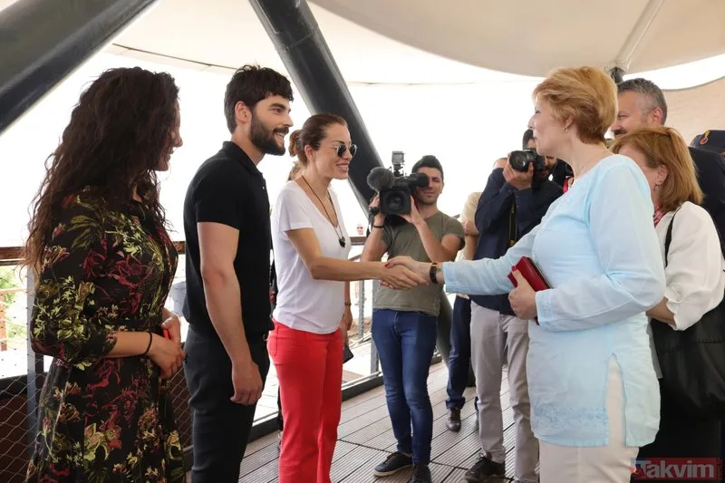 Şahzadə "Hercai" serialının çəkiliş meydançasında - FOTO