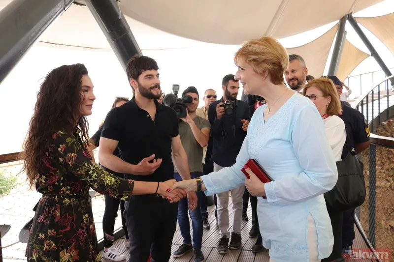 Şahzadə "Hercai" serialının çəkiliş meydançasında - FOTO