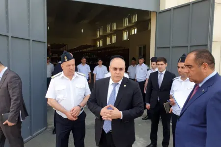 Səfər Mehdiyev "Mazımçay" gömrük postunda mövcud vəziyyətlə tanış olub