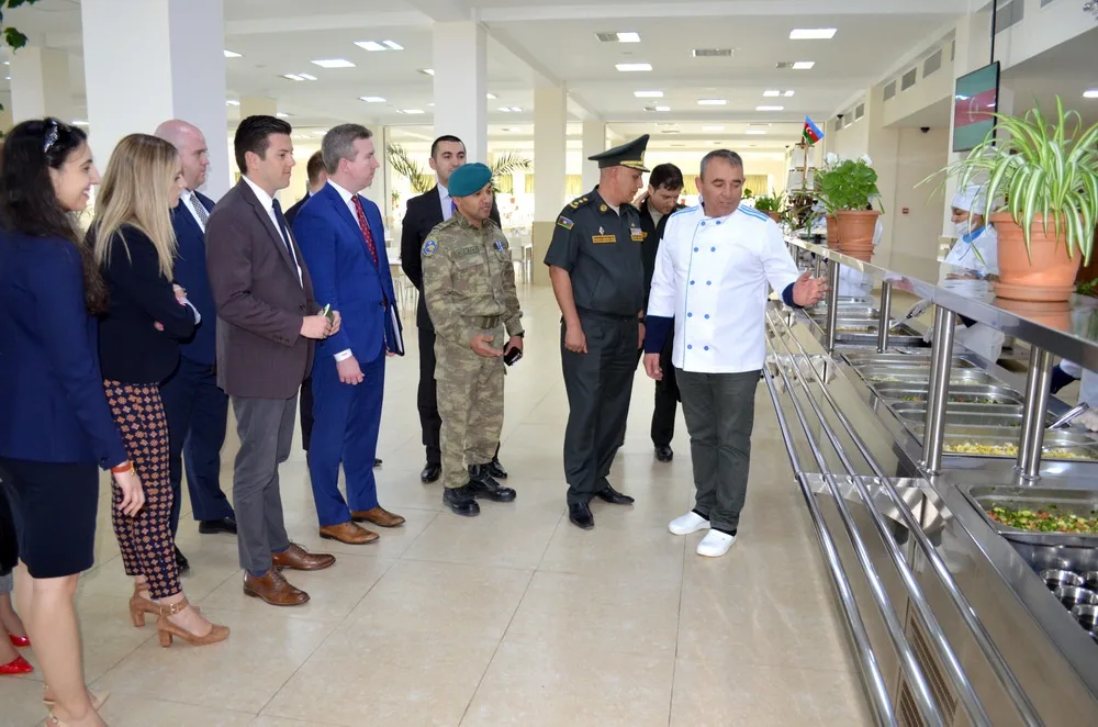 ABŞ nümayəndə heyəti hərbi hissədə olub - FOTO - VİDEO