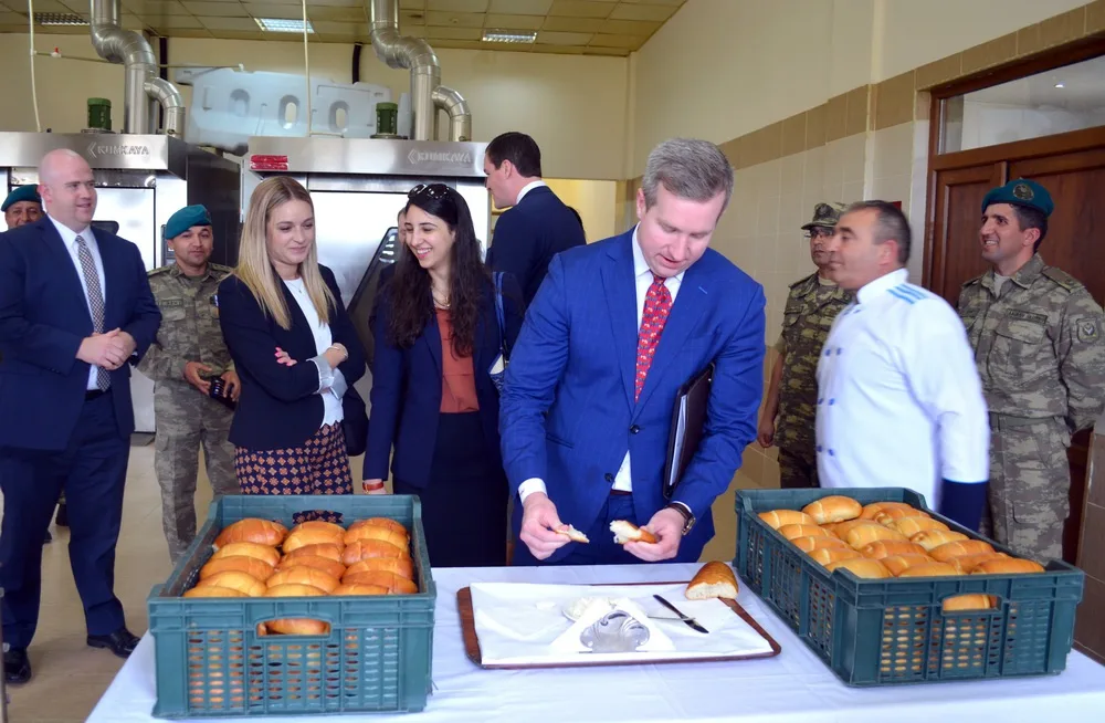 ABŞ nümayəndə heyəti hərbi hissədə olub - FOTO - VİDEO