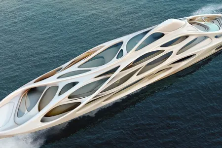 Zaha Hadidin heyrətamiz yaxtaları - Fotolar