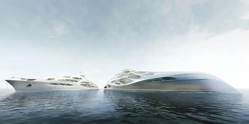 Zaha Hadidin heyrətamiz yaxtaları - Fotolar
