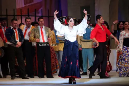 Xalq artisti Fidan Hacıyeva: “Karmen mənim vizit-kartımdır” - FOTO - VİDEO