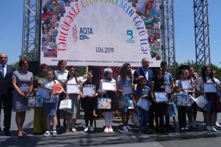 AQTA rəsm müsabiqəsinin qaliblərini mükafatlandırdı