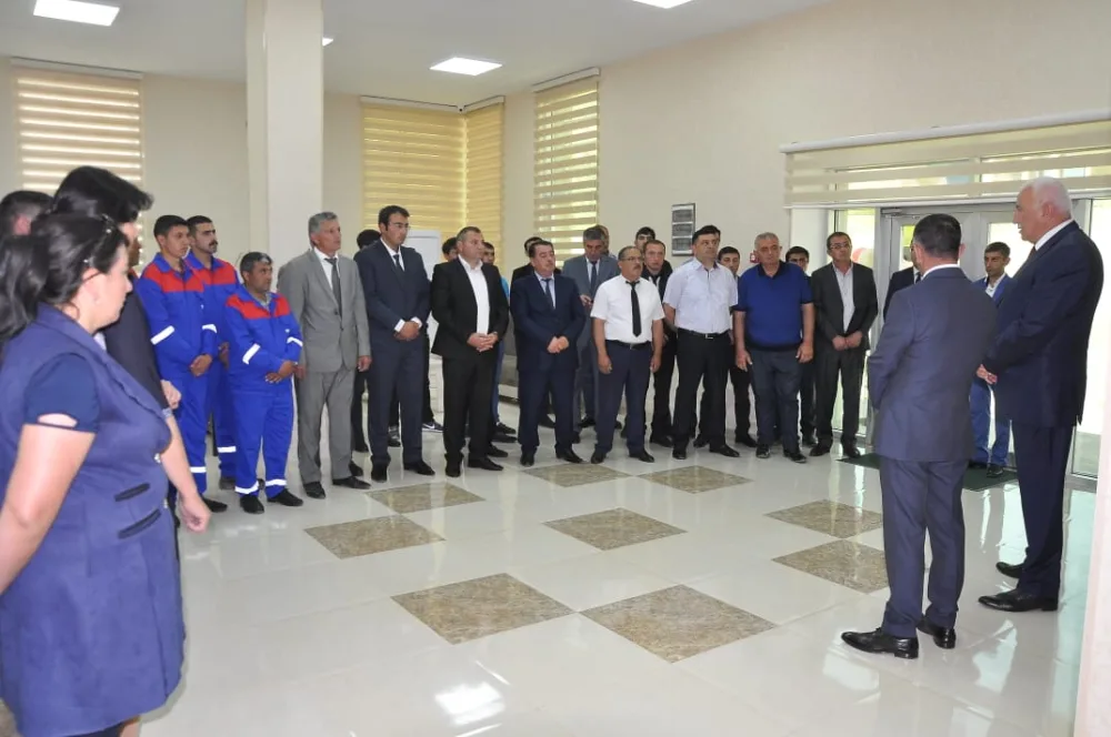 Gədəbəy Sukanal Sahəsinin yeni inzibati binasının açılışı olub - FOTO
