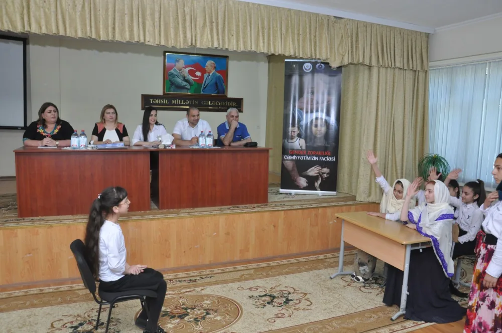 “Gender zorakılığı - cəmiyyətimizin faciəsi” adlı layihə baş tutub - FOTO
