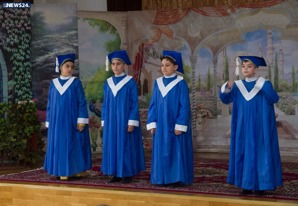 Bakı Slavyan Universitetinin Məktəb Lisey Kompleksində 4-cülər buraxılış gününü - QEYD ETDİ - FOTO - VIDEO