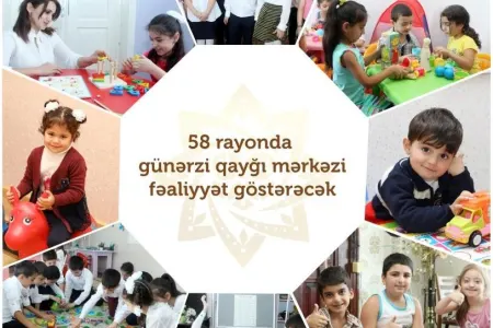 Daha 30 rayonda günərzi qayğı mərkəzi yaradılacaq