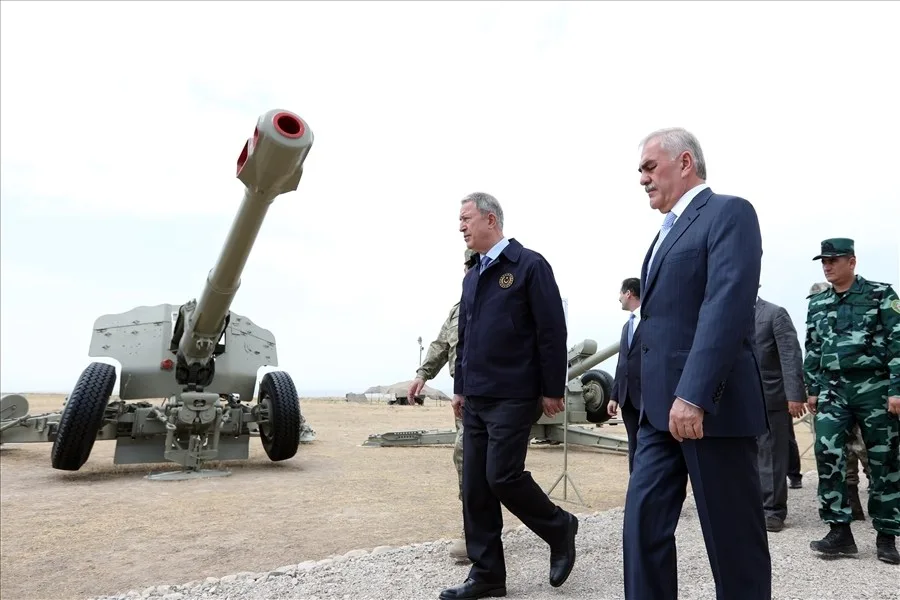 Zakir Həsənov və Hulusi Akar Azərbaycan-Türkiyə birgə təlimini izləyib - FOTOREPORTAJ