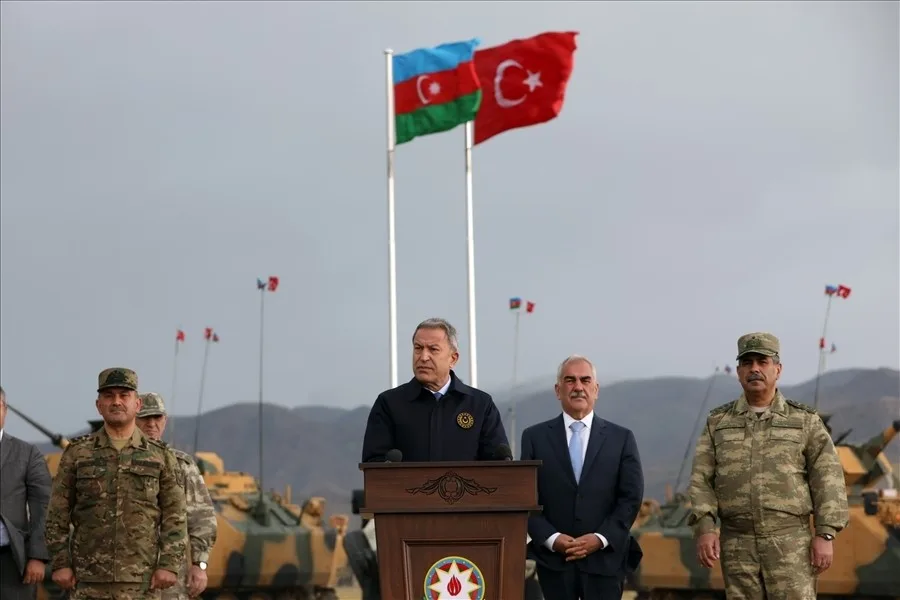 Zakir Həsənov və Hulusi Akar Azərbaycan-Türkiyə birgə təlimini izləyib - FOTOREPORTAJ