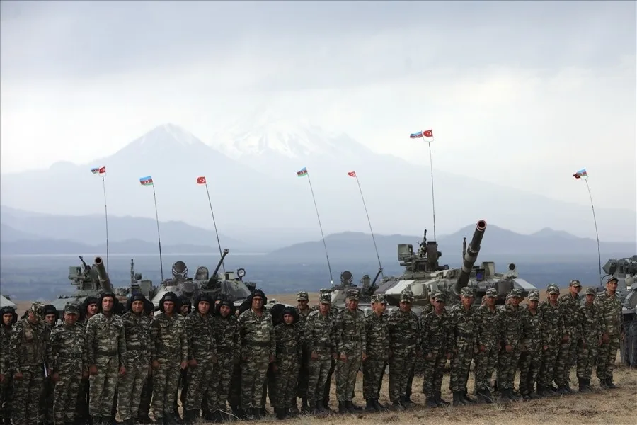 Zakir Həsənov və Hulusi Akar Azərbaycan-Türkiyə birgə təlimini izləyib - FOTOREPORTAJ