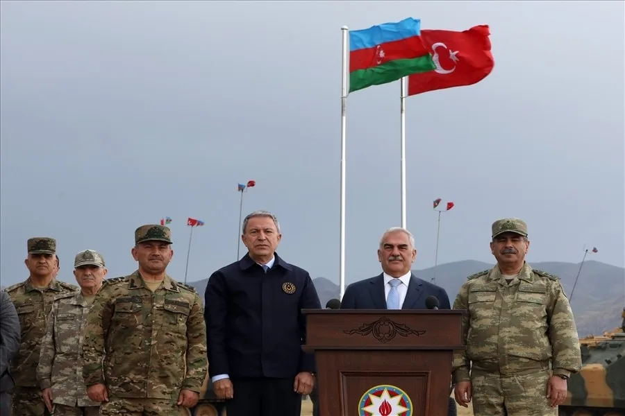 Zakir Həsənov və Hulusi Akar Azərbaycan-Türkiyə birgə təlimini izləyib - FOTOREPORTAJ