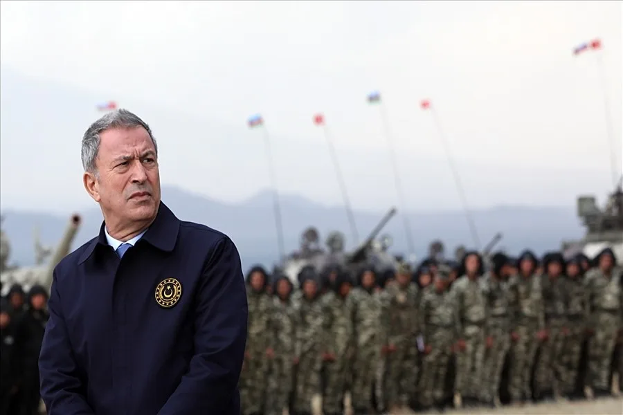 Zakir Həsənov və Hulusi Akar Azərbaycan-Türkiyə birgə təlimini izləyib - FOTOREPORTAJ