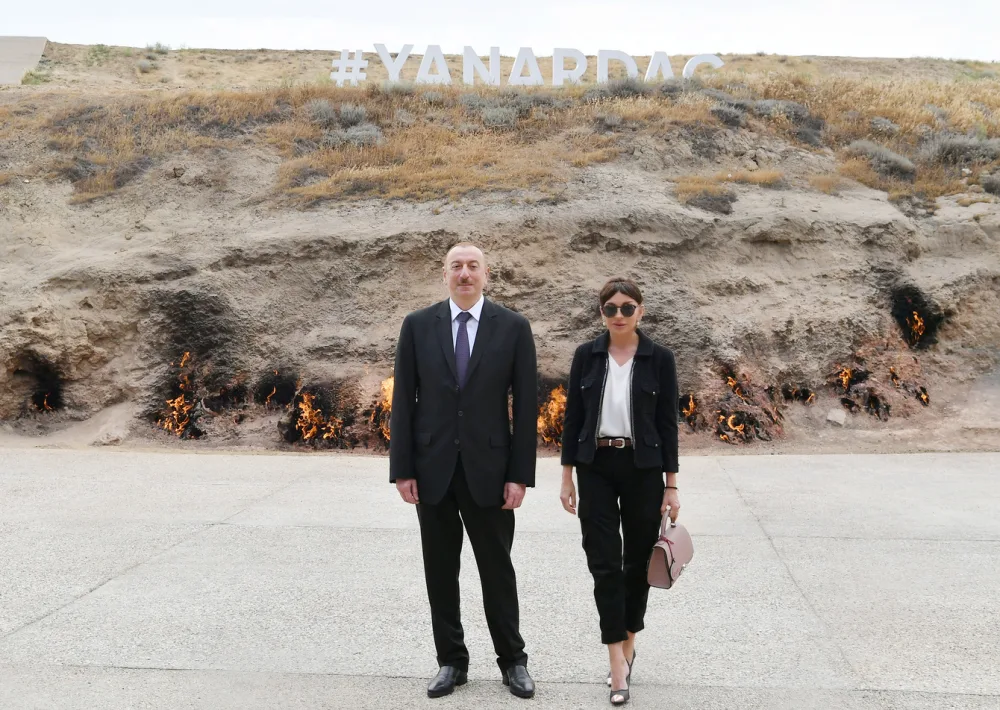 Prezident İlham Əliyev və xanımı “Yanardağ” qoruğunun - AÇILIŞINDA - FOTOLAR - YENIİLƏNİB