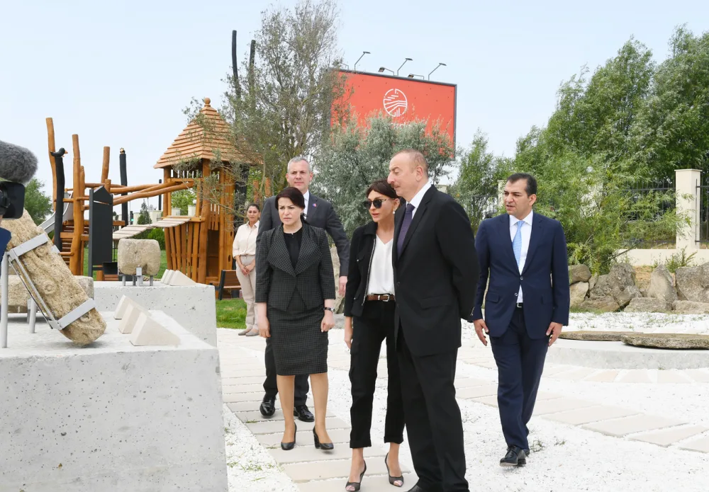 Prezident İlham Əliyev və xanımı “Yanardağ” qoruğunun - AÇILIŞINDA - FOTOLAR - YENIİLƏNİB