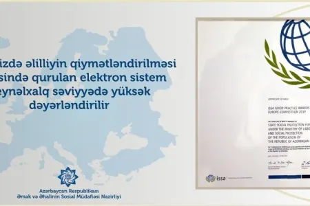 Əlilliyin qiymətləndirilməsidə qurulan elektron sistem - YÜKSƏK DƏYƏRLƏNDİRİLİR