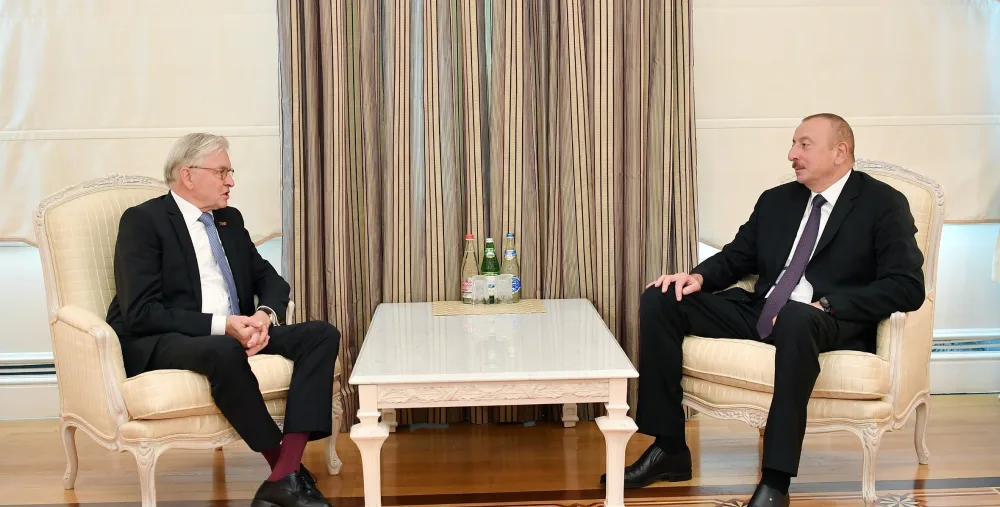 Prezident Niderland-Azərbaycan Dostluq Qrupunun sədri Rene Van deri qəbul edib - FOTO - YENİLƏNİB