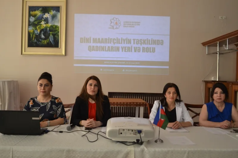 Dini maarifçilik və qadınlar.. - Mingəçevirdə konfrans keçirildi