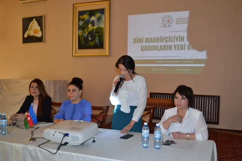 Dini maarifçilik və qadınlar.. - Mingəçevirdə konfrans keçirildi