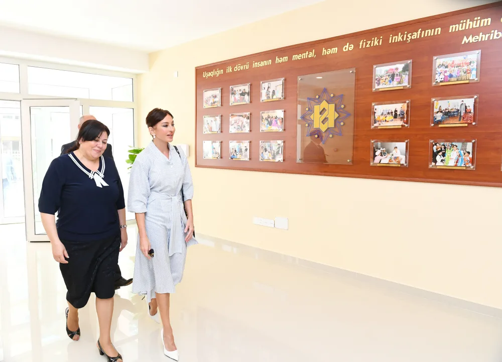 11 saylı körpələr evi-uşaq bağçasının yeni binasının açılışı olub - FOTO