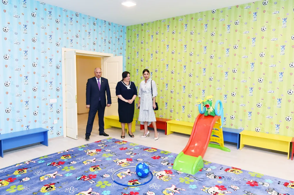 11 saylı körpələr evi-uşaq bağçasının yeni binasının açılışı olub - FOTO