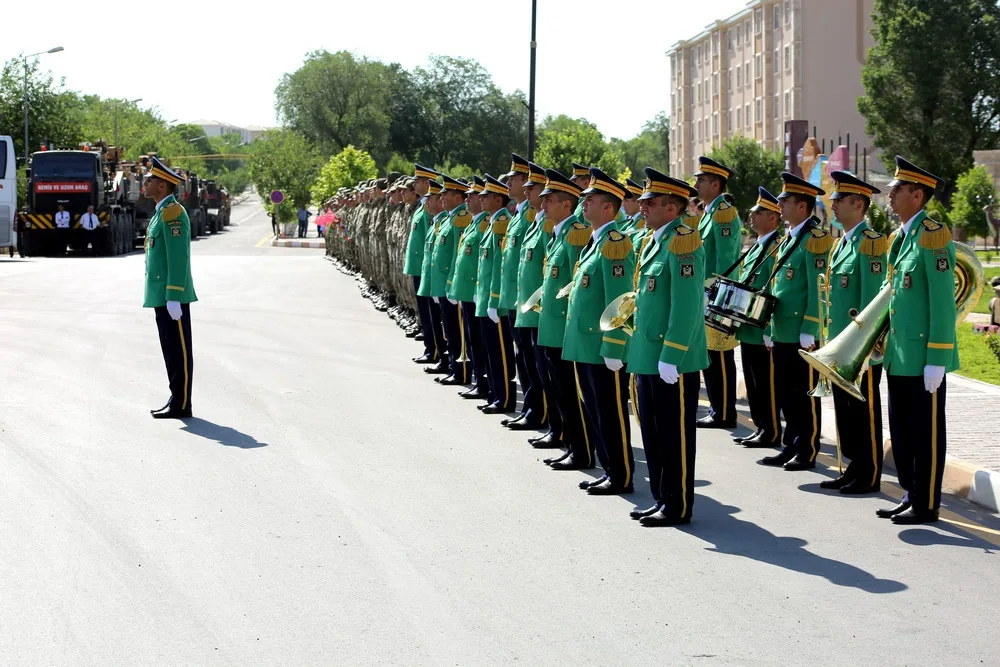 “Sarsılmaz qardaşlıq-2019” təlimində iştirak edən türk hərbçilər - YOLA SALINIB - FOTO - VİDEO