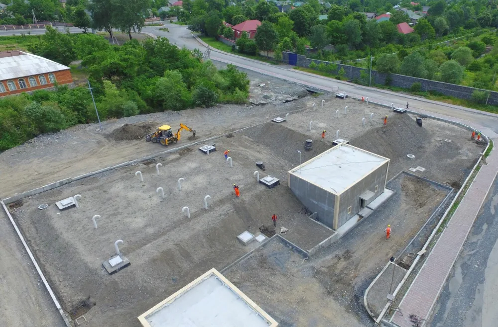 Qəbələdə içməli su və kanalizasiya şəbəkələrinin tikintisi başa çatdırılıb