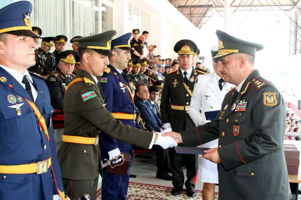 Azərbaycan Ali Hərbi Məktəbində buraxılış mərasimi keçirilib - FOTO