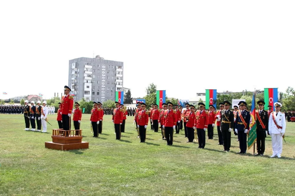 Azərbaycan Ali Hərbi Məktəbində buraxılış mərasimi keçirilib - FOTO