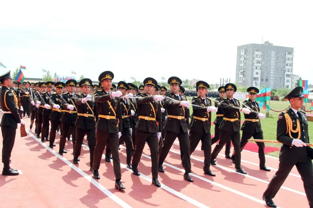 Azərbaycan Ali Hərbi Məktəbində buraxılış mərasimi keçirilib - FOTO