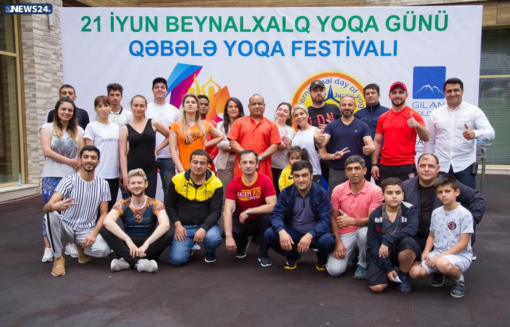 Qəbələ, açıq səma, dağların ətəyində Beynəlxalq Yoqa Festival-Flaşmobu – - İLK DƏFƏ – FOTOLAR – VİDEO