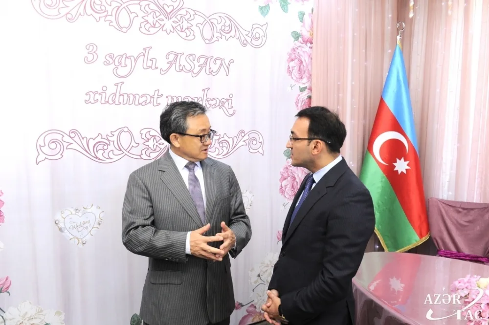 BMT Baş katibinin müavini “ASAN xidmət” mərkəzində - FOTO