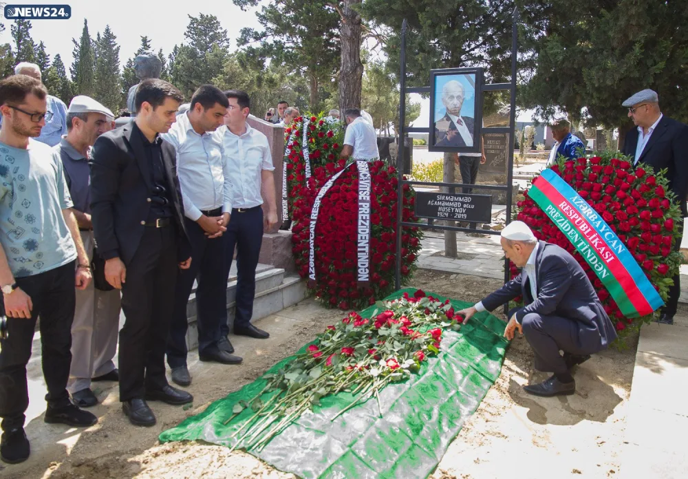 Şirməmməd Hüseynov II Fəxri Xiyabanda dəfn olunub - YENİLƏNİB -3 - FOTOSESSİYA - VİDEO