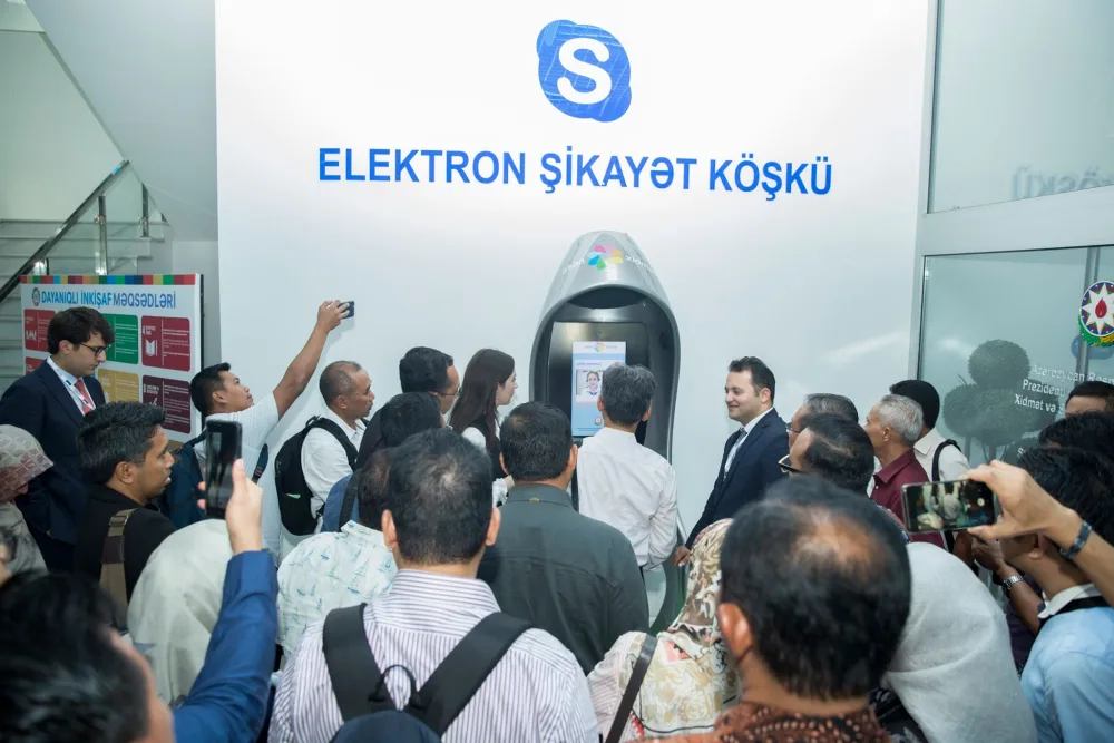 BMT Forum iştirakçıları “ASAN xidmət” mərkəzləri ilə tanış olublar - FOTO