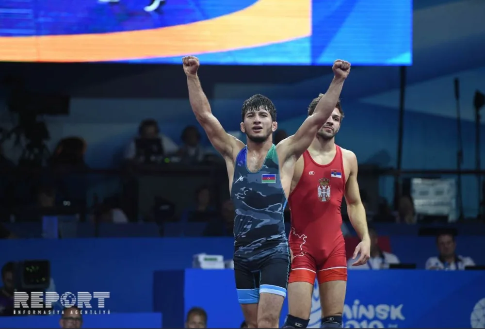 "Minsk 2019"da ilk qızıl medalımızı qazandıq