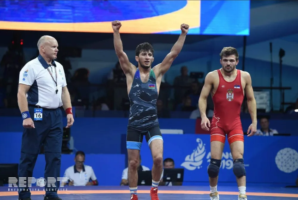 "Minsk 2019"da ilk qızıl medalımızı qazandıq