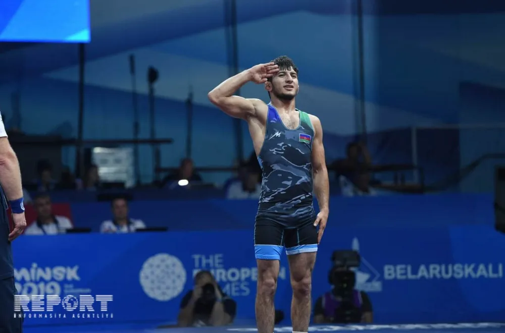 "Minsk 2019"da ilk qızıl medalımızı qazandıq