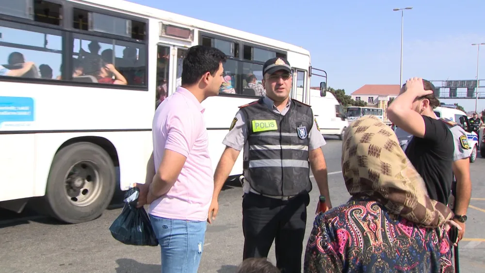 DİN-dən növbəti reyd - Sərnişin və yükdaşıma qaydalarını pozan sürücülər SAXLANILDI - VİDEO
