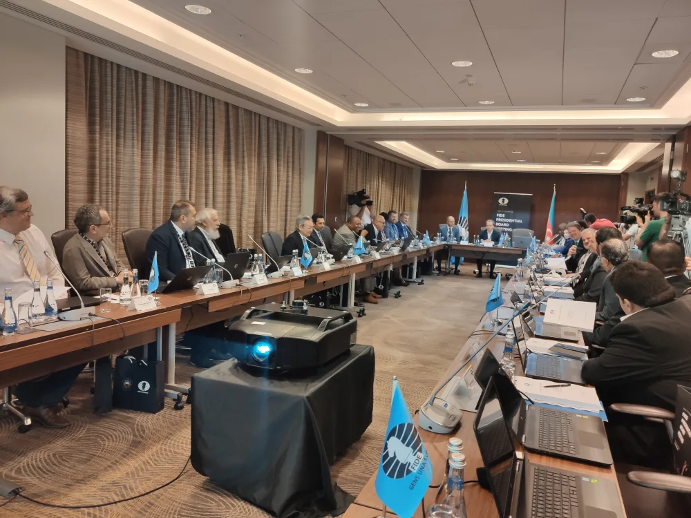 Şahmat Federasiyasının Prezident Şurasının iclası - START GÖTÜRÜB - FOTO