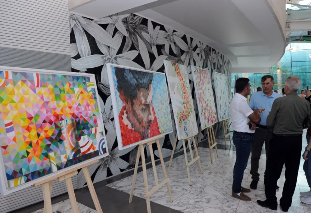 Əməkdar rəssam Teymur Rzayevin 60 illik yubileyi - QEYD OLUNUB - FOTO