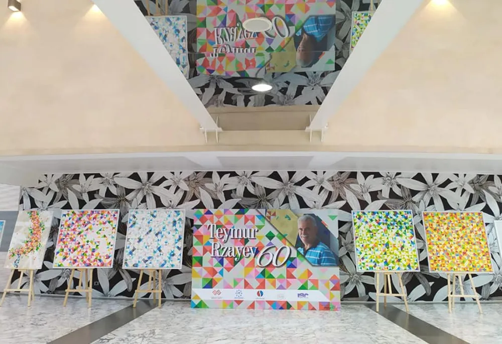 Əməkdar rəssam Teymur Rzayevin 60 illik yubileyi - QEYD OLUNUB - FOTO