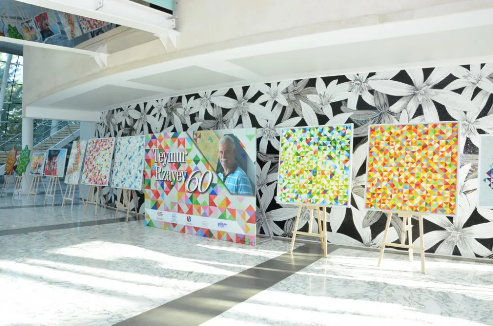 Əməkdar rəssam Teymur Rzayevin 60 illik yubileyi - QEYD OLUNUB - FOTO