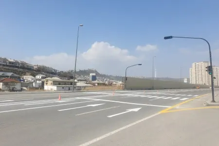 Bakıda 64 küçə və prospektdə yol nişanlanma xətləri - YENİLƏNİB - FOTO