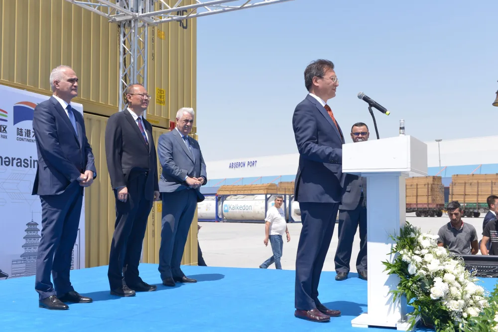 "Sian-Bakı" blok qatarının qarşılanma mərasimi - KEÇİRİLDİ - FOTO